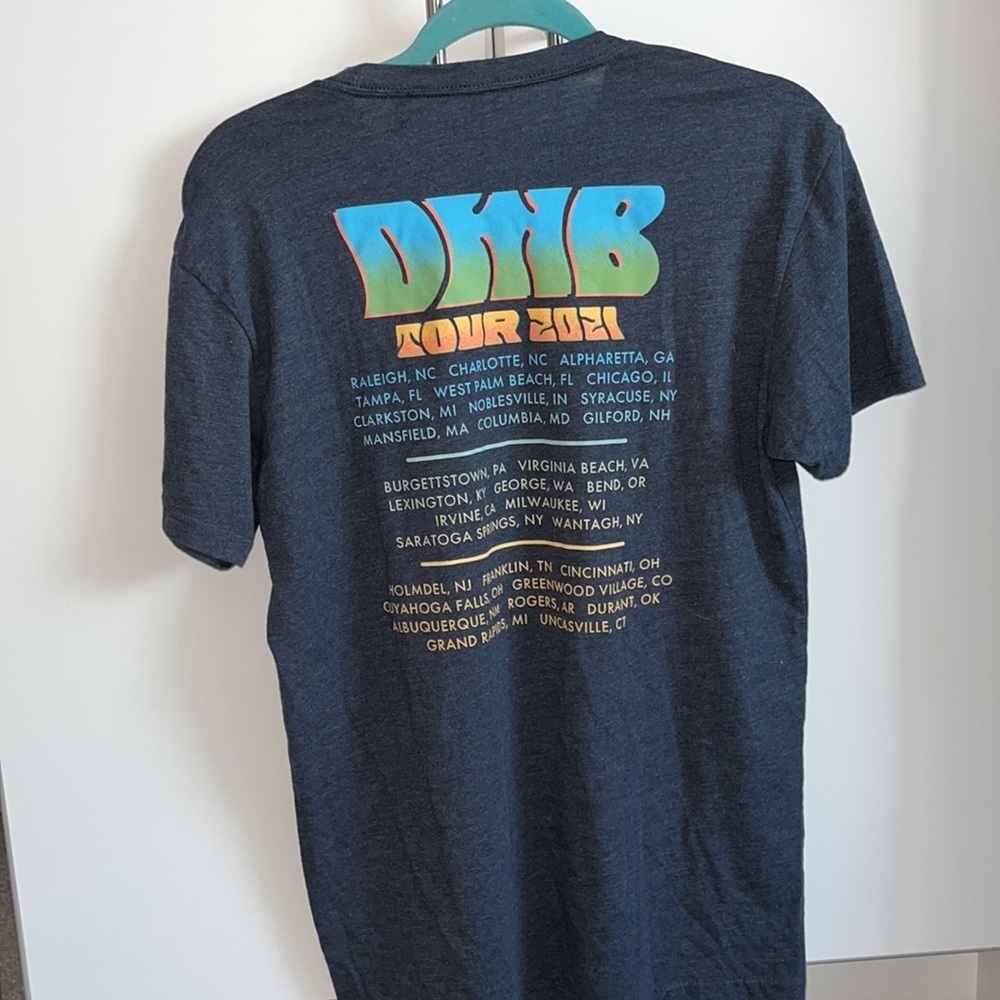 Dave Matthews Band Tour 2021 Navy T-Shirt - Picture 4 of 5
